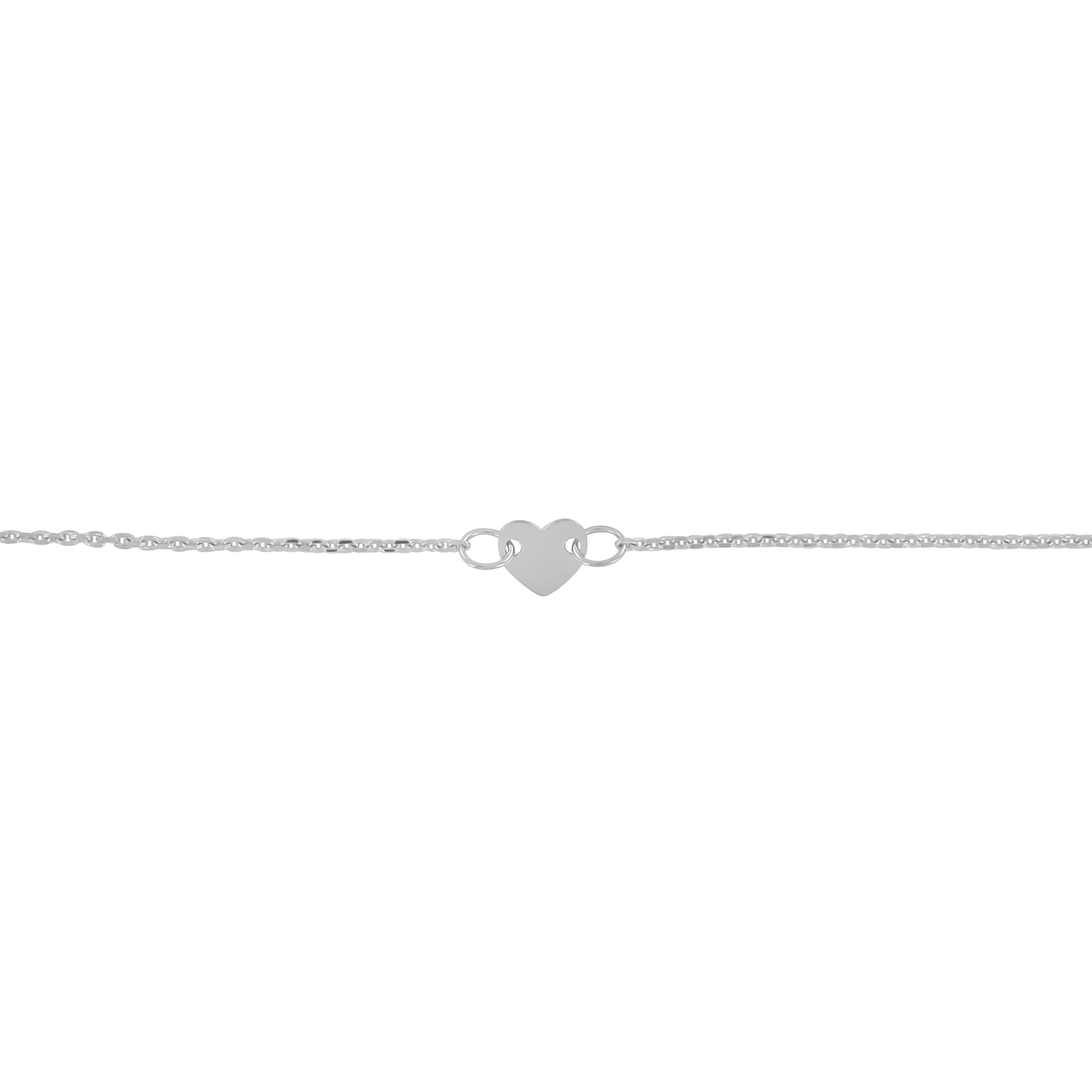 Pulseras corazón mamá e hija - Plata