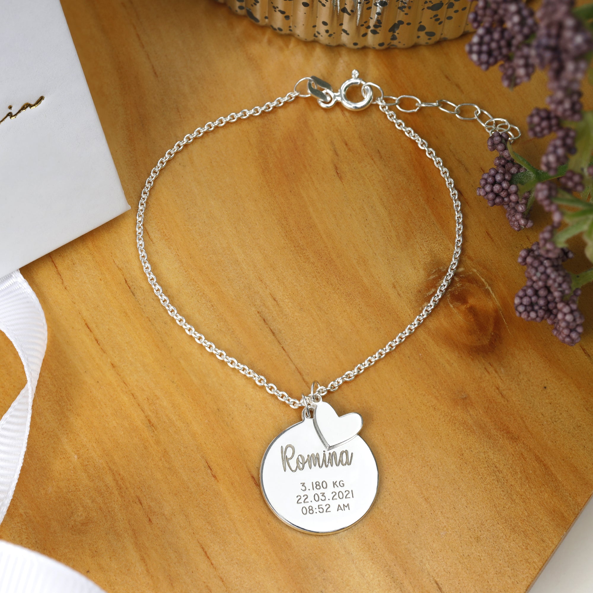 Pulsera Moneda de Nacimiento
