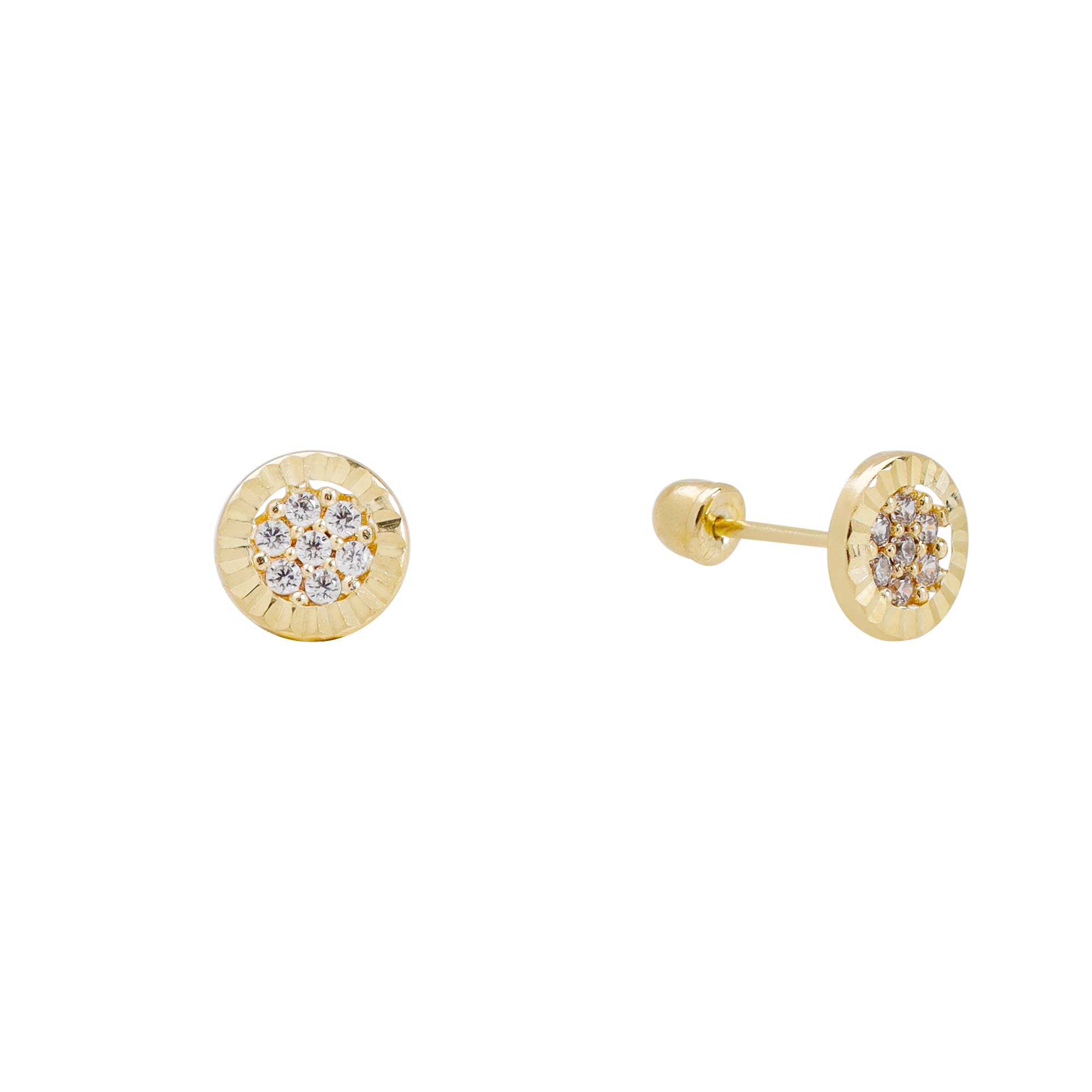 Broquel circulo diamantado 5