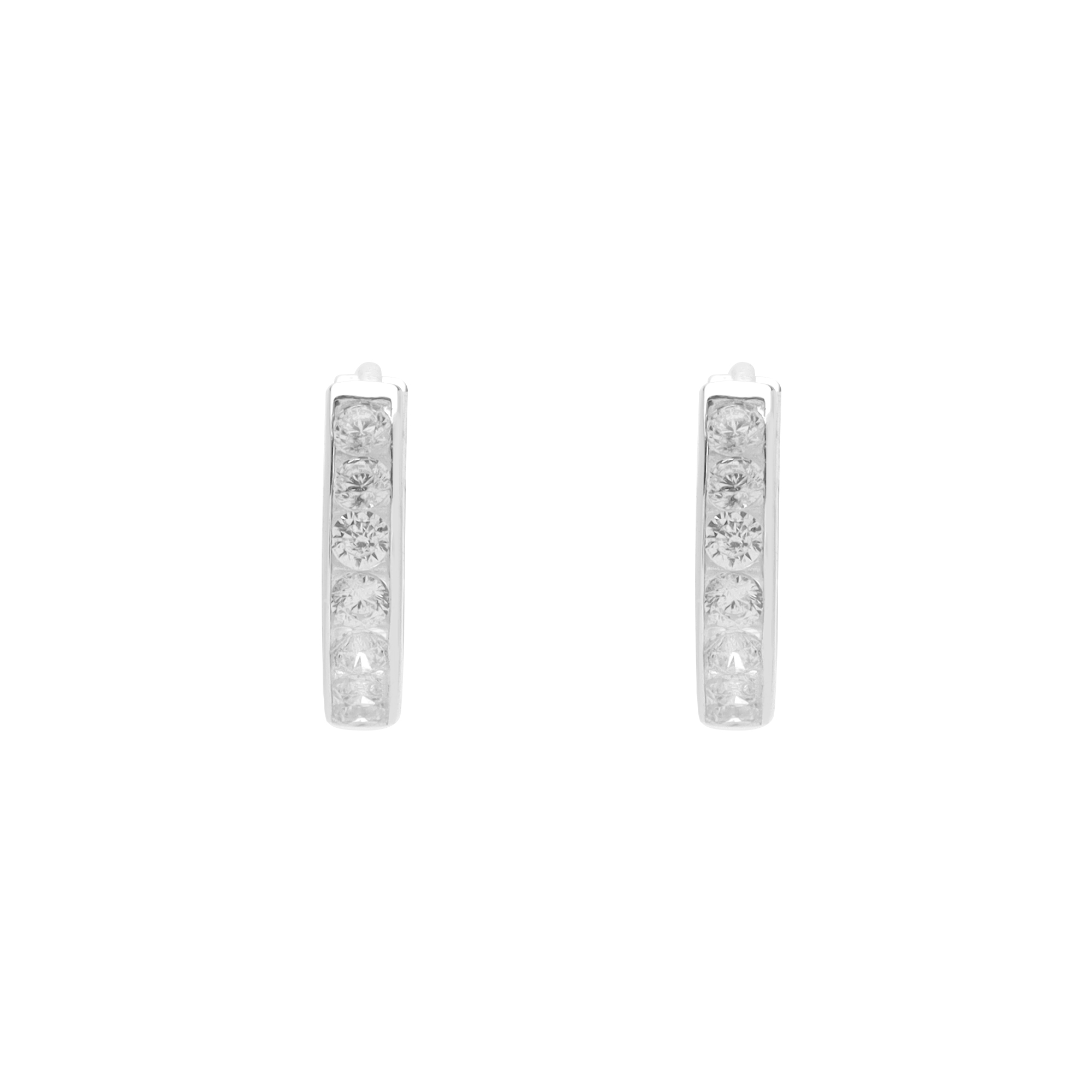 Arracadas Huggies de plata