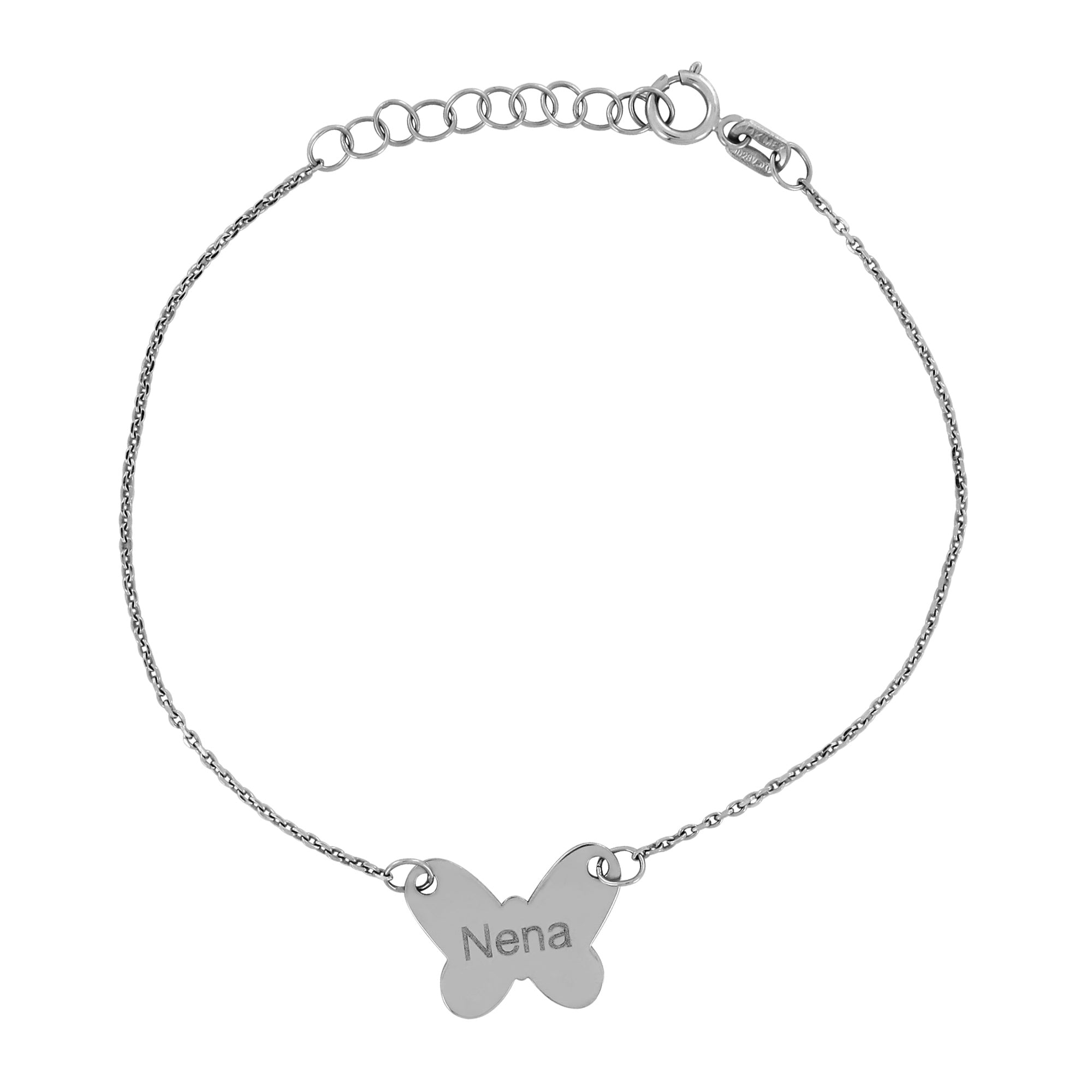 Pulsera mariposa - Plata