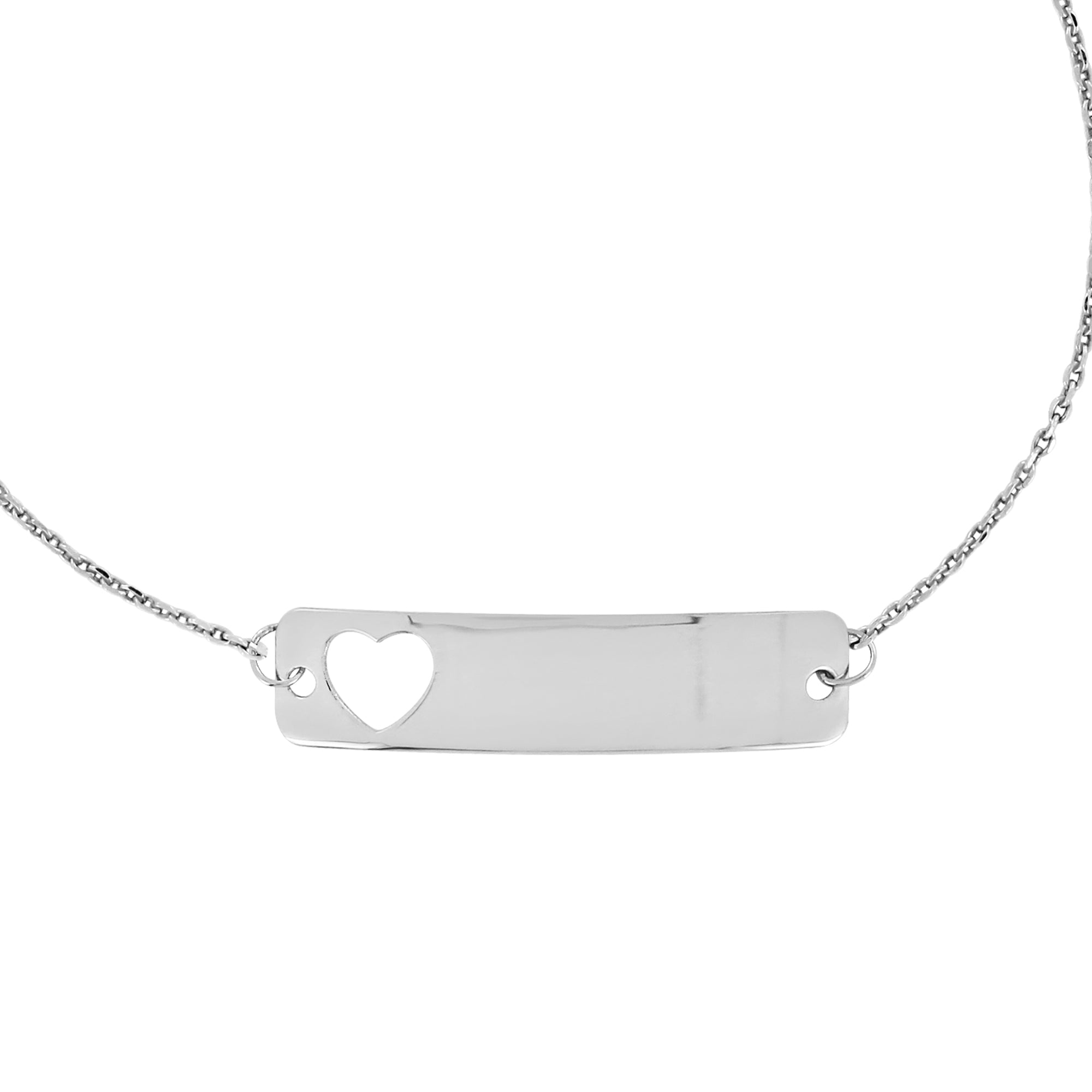 Pulseras corazón mamá e hija - Plata