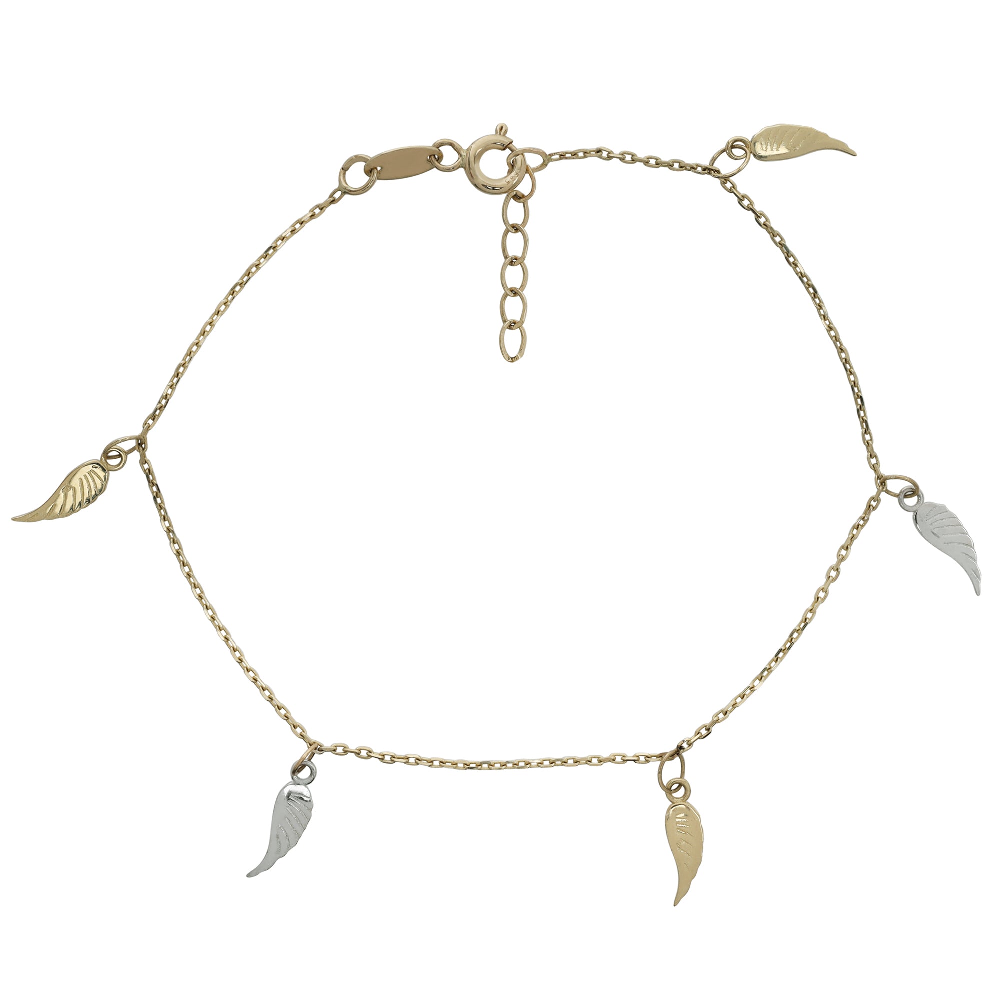Pulsera alas de 2 oros
